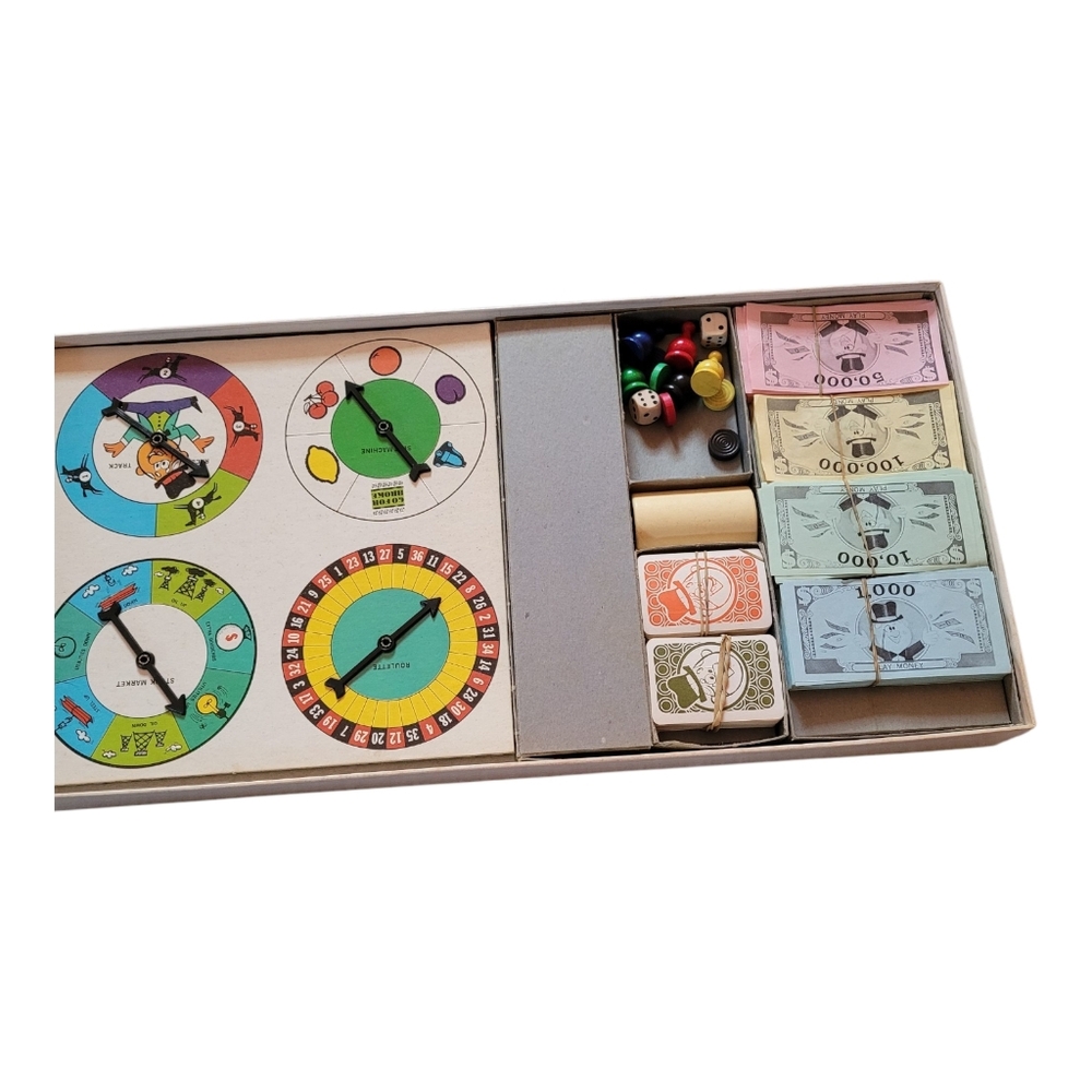 Vintage 1965 Selchow& Righter Go For Broke Board Game - Picture 3 of 5